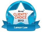 2013 Lemon Law Award