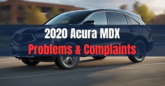 2020 acura mdx problems