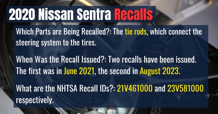 2020 nissan sentra issues