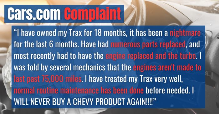 2021 chevy tax complaints