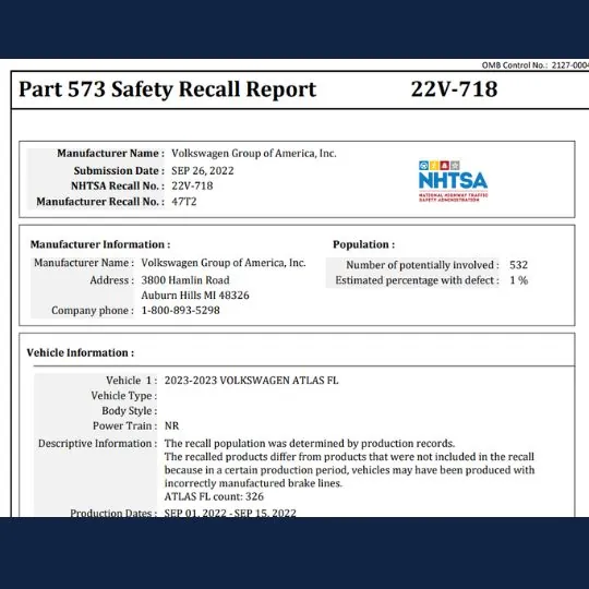 vw atlas brake problems