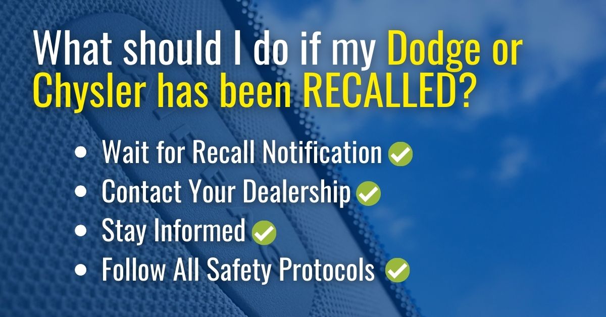 2024 Chrysler 300 and Dodge Charger Airbag Recall Overview The Lemon Law Experts
