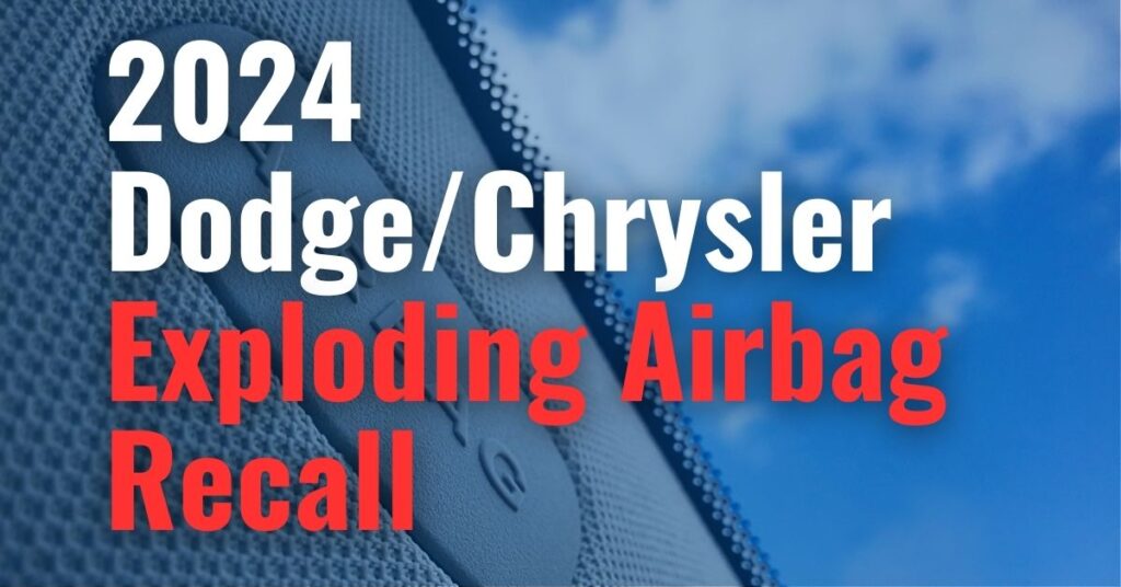 chrysler exploding airbag recall