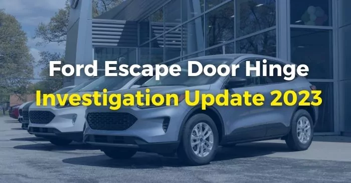 door hinge recall ford escape