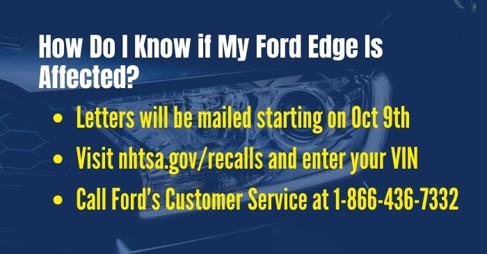 ford edge headlight recall
