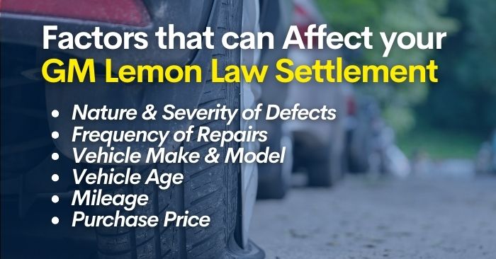 gmc lemon law settlements