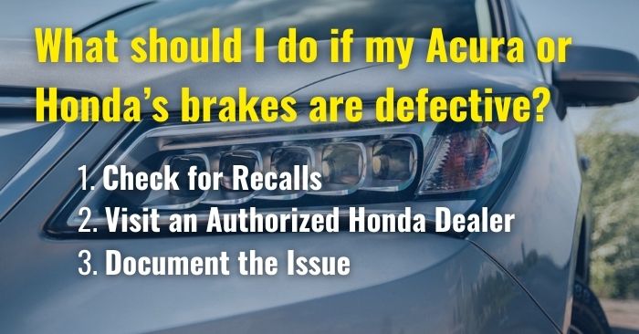 what you can do if your honda is affected