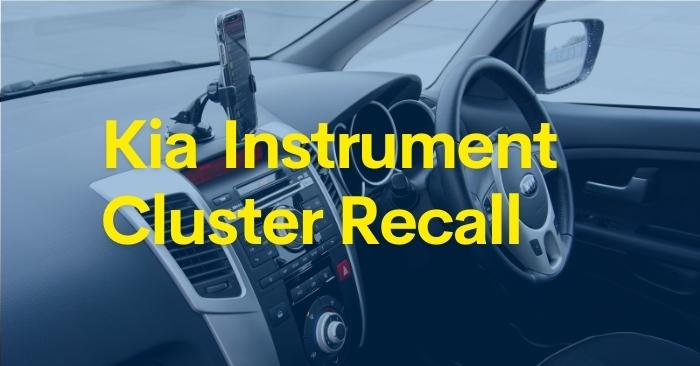 cluster instrument recall