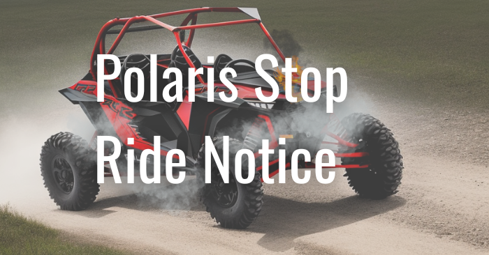 polaris stop ride recall