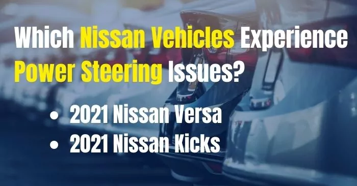 power steering problems nissan