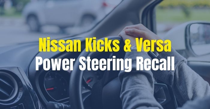 nissan kicks power steering recall