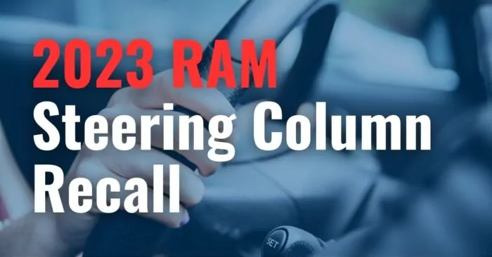 Ram Steering column recall 2023