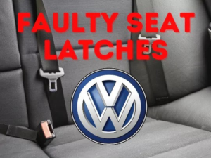 Pestillos del asiento defectuosos de Volkswagen