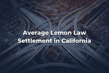 lemon law settlement ca
