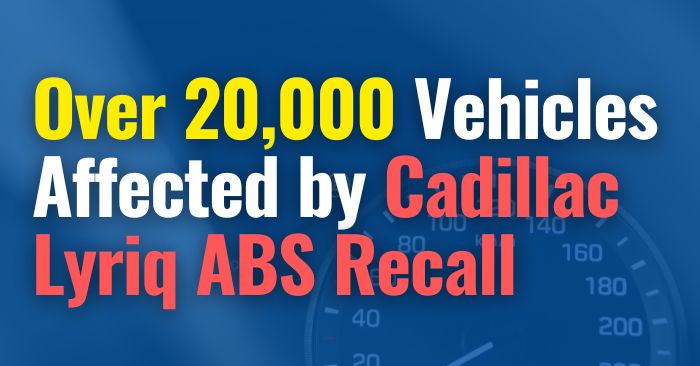 Cadillac Lyriq ABS Recall