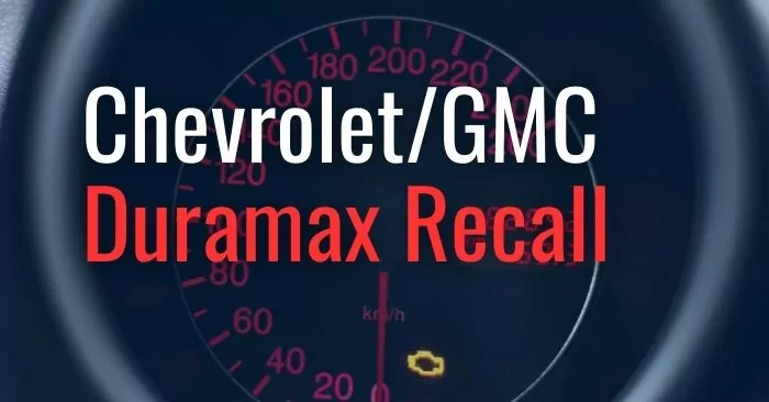 chevrolet and gmc duramax recalls