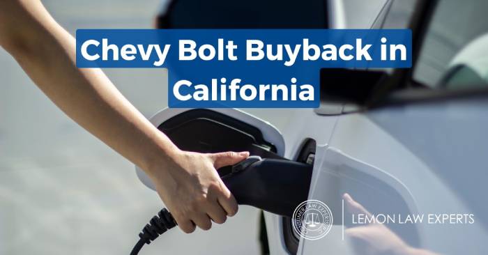 chevy bolt buyback ca