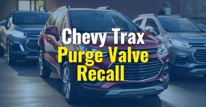 purge valve recall chevy trax