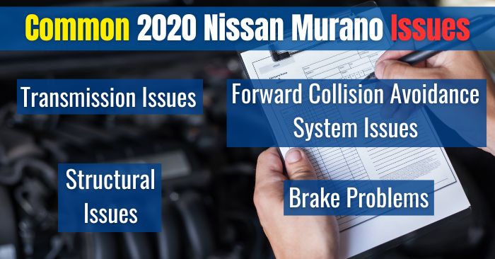 common 2020 nissan murano problems