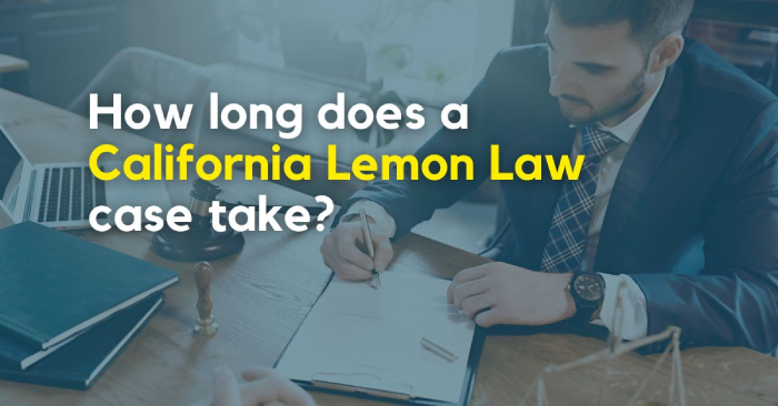 how long does a lemon law case take