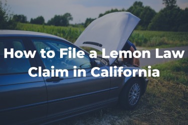 How to File a Lemon Law Claim
