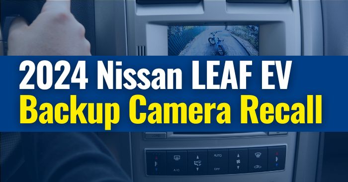backup camera recall nissan leaf