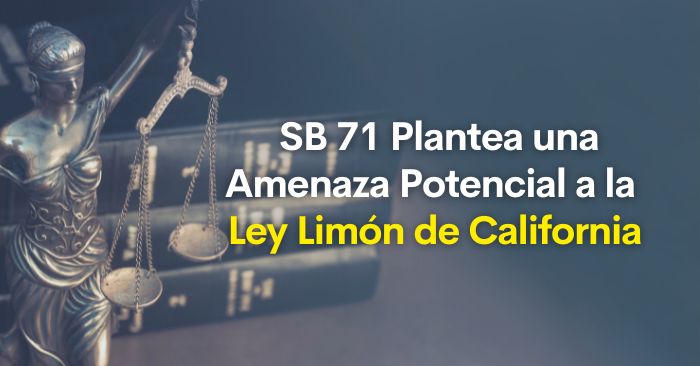 sb 71 plantea unda amenaza potencial a la ley limon de california