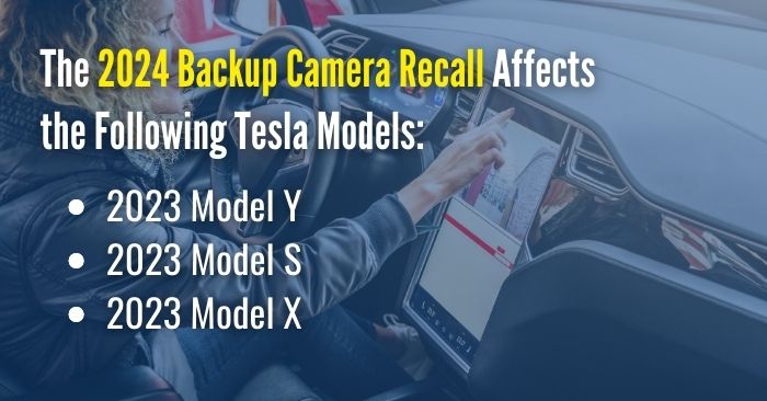 tesla models involved in backup camera recall